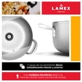thumbnail image 3 of LAMEX | Arrocera Antiadherente 7 Litros - 34cm | Bateria de Cocina - Utensillos de Cocina Integral & Hogar | para Preparar Arroz - Rice Cooker | Stone 360° con Asas Reforzadas | 3.2 mm de Espesor, 3 of 5