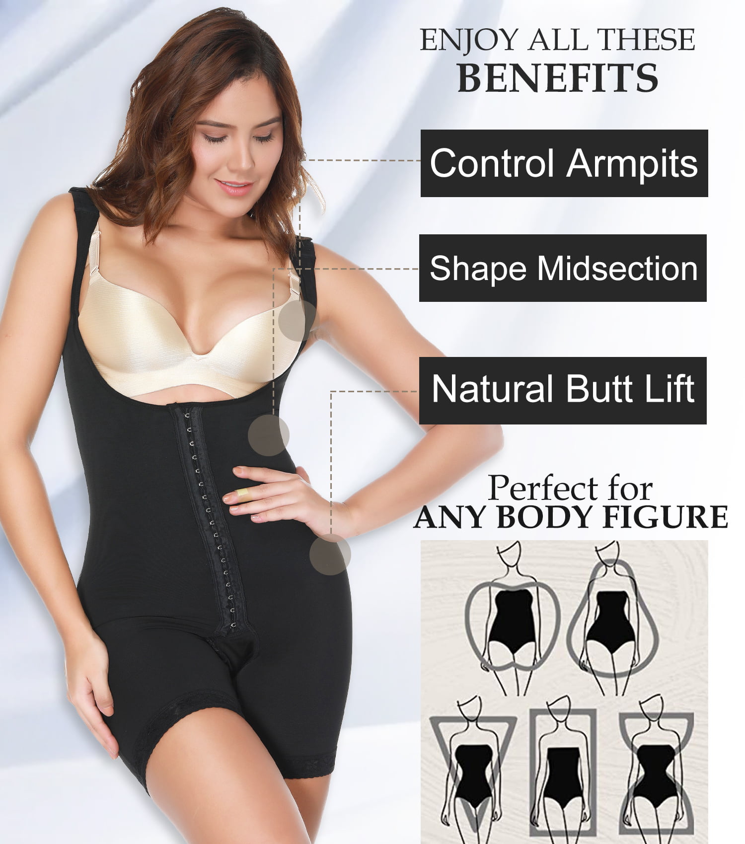 Colombian Post Compression Full Body Shaper For Women Plus Size Fajas Stage  Pregnancy Fajas Body Shapers With Original Reductora Bbl Shapewear From  Cinda02, $25.58