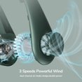thumbnail image 3 of Portable Neck Fan, Hands Free Bladeless Fan-dark Green, 3 of 5