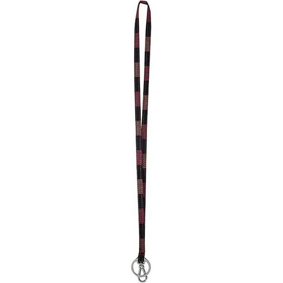 Vera Bradley Iconic Lanyard Buffalo Check with Silver Clasp Key Ring