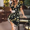 thumbnail image 3 of Balery Daisy Vestidos sueltos de manga corta para mujer, vestidos de verano 2025, vestidos casuales de corte A con vuelo., 3 of 6