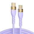 thumbnail image 4 of 150W Super Fast Charging Type C Cable 1M Nylon Braided USB C Charger Cord with LED Indicator for iPhone 15 Samsung Galaxy Android Phones Tablets PD QC 3.0 High Speed Data Sync Durable Zinc Alloy Head, 4 of 7
