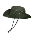 thumbnail image 2 of UTSJKR Fishing Hat for Men Women, Wide Brim Summer Safari Hat, UDF 50+ UV Protection Sun Hats, Bucket Hiking Beach Hat Army Green, 2 of 3