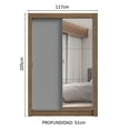 thumbnail image 3 of Ropero Closet Madesa Vivare 2 Puertas 1 Espejo MG, 3 of 5