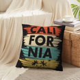 thumbnail image 3 of LALILO Throw Pillow Covers California Clothes Palm Sun Shirt California Cushion Cover 18" x 18", 2 Pack, 3 of 6