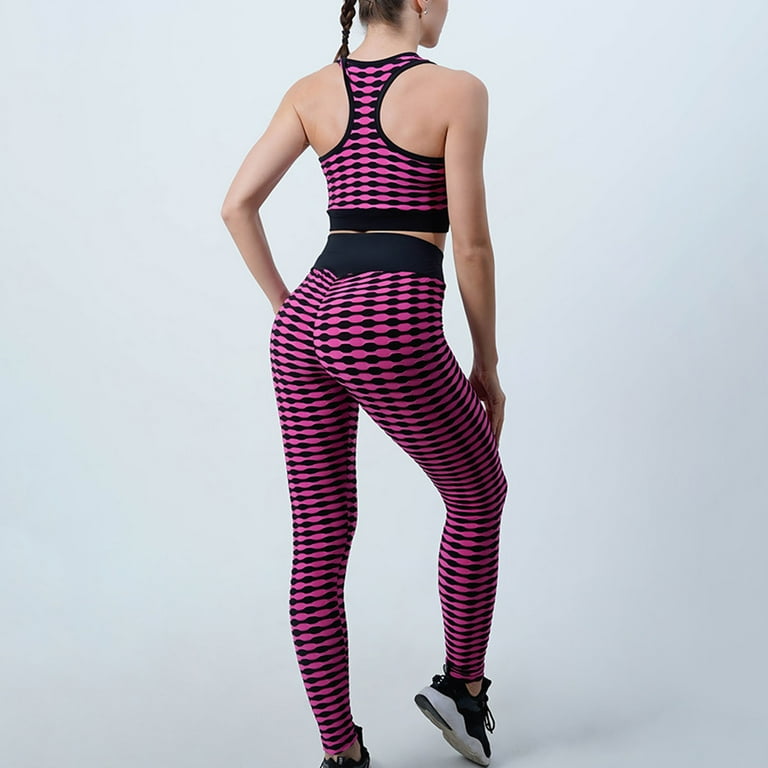 Women Sexy Yoga Fitness Sport Bra+Yoga Pants Legging Set Gym Jumsuit Clothes