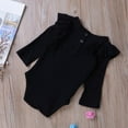 thumbnail image 3 of AMERTEER Newborn Toddler Baby Girl Ruffle Long Sleeve Romper Bodysuit Jumpsuit Tops Autumn Clothes 18-24 Months, 3 of 5