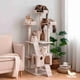 thumbnail image 1 of Torre Árbol Rascador Multinivel Poli Pets Rascador con Escalera, 1 of 6