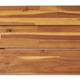 thumbnail image 7 of GDF Studio Finca Outdoor 29.5" 4 Seat Acacia Picnic Dining Set, Sandblasted Teak, 7 of 7