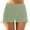 Army Green, variant on Women's High Waist Square Leg Drawstring Swim Shorts Bikini Bottoms Swim Shorts Army Green,XL