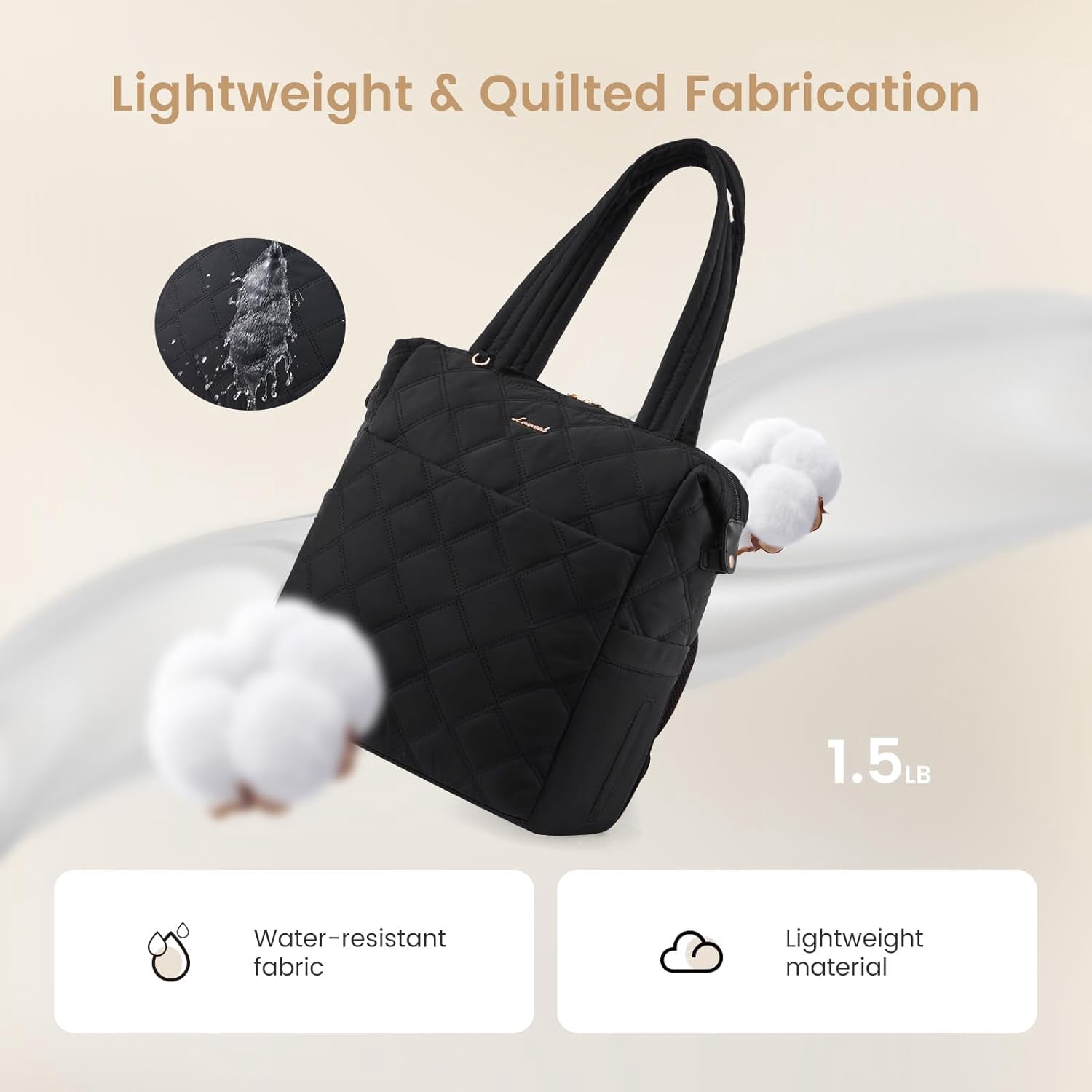 LOVEVOOK Diaper Bag Backpack,Diaper Bag Tote for Mom Dad with Changing Pad,Insulated Pockets, Convertible Lightweight Baby Backpack with Pacifier Case（Khaki）