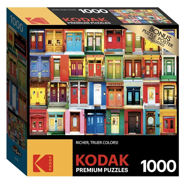 Kodak 1000 Piece Jigsaw Puzzle Montreal Doors