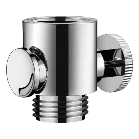 Sturdy Plastic G1/2Inch Shower Shut Valves Button Type for Water Flows Control in Shower Arm and Hose or Bidet Sprayer