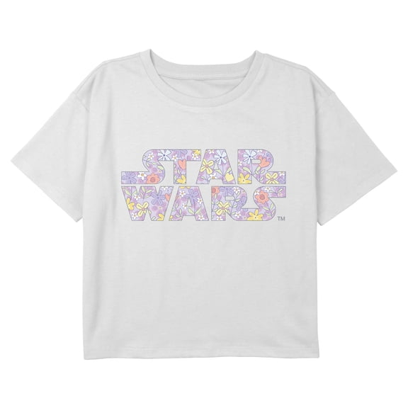 Girls Star Wars Spring Flower Logo T Shirt
