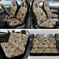 thumbnail image 2 of Jeiento Car Seat Covers Full Set Auto Interior Accessories 13 Pcs Car Accessories with Duck Hunter Camouflage Steering Wheel Cover, Seat Belt Pads, Armrest Cover, Keychains, Lipstick Holder, 2 of 9