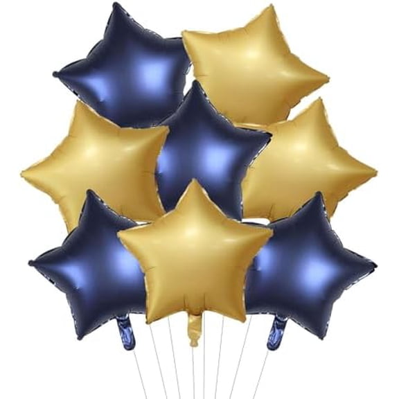 20 pcs 18inch Navy Blue  Foil Balloons, Matte Blue  shaped Helium Balloons Mylar Balloons for Wedding Graduation Decoration Birthday Party Balloons$$Electronics Accessories