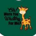 thumbnail image 4 of Inktastic Oh Were You Waiting for Me with Baby Giraffe Boys or Girls Baby Bib, 4 of 4
