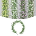 thumbnail image 2 of BNNG 6FT Spring Flower Garland, Artificial Not Withering Wildflower Vine for Indoor Door, Window, Wall, Arch Background, Home Farmhouse Wedding Party Decor, 2 of 9