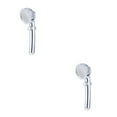 thumbnail image 2 of pitrice Plastic Shower Portable Removable Anti-rust Sprayer Bathing Sprinkler Silver 2Set, 2 of 6