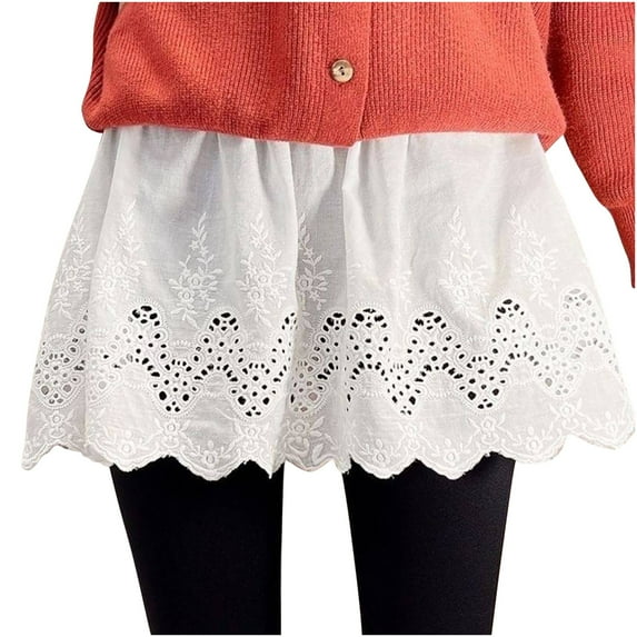 Samickarr Summer Savings Clearance Summer Dresses For Women 2023 Plus Size Dress For Women Sundresses Women's Extender For Women Layering Fake Top Lower Sweep Shirt Half Length Skirt