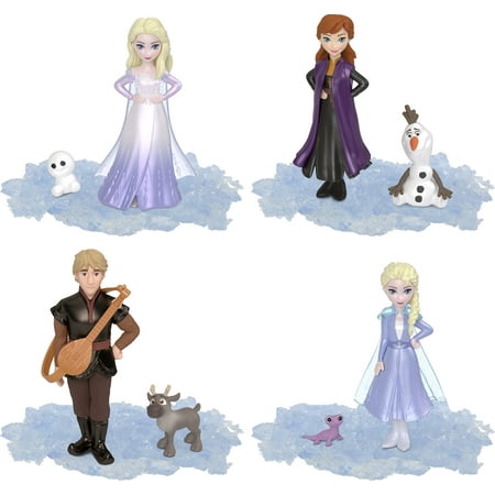 Disney Frozen 5.5&#34; Ice Reveal Surprise Small Doll with Gel Character Friend &#38; Accessories