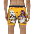 thumbnail image 4 of Xecao Cute Gnomes Halloween Print Boxer Briefs for Men's Stretch Moisture-Wicking Underwear, Mid-Rise Classics breathable fabric, 4 of 7