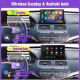 thumbnail image 3 of Radio de coche Leadfan 4G+64G con CarPlay inalámbrico Android Auto, 3 of 7