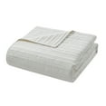 thumbnail image 6 of Mainstays Soft Velvet Quilt, King, Off-White, Soft & Cozy Bedding, 6 of 8