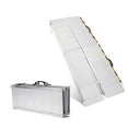thumbnail image 1 of 7FT Portable Wheelchair Ramp – 600lbs Heavy Duty, Lightweight Collapsible Aluminum Threshold, Non-Slip Surface, Safety Lock, For Home, Doorways, Cars, Steps, Curbs – 7 feet, 1 of 8