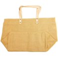 thumbnail image 7 of Jute Tote Bag with Leather Handles - Housewarming, Unisex, Prime-Line - Natural, 7 of 7