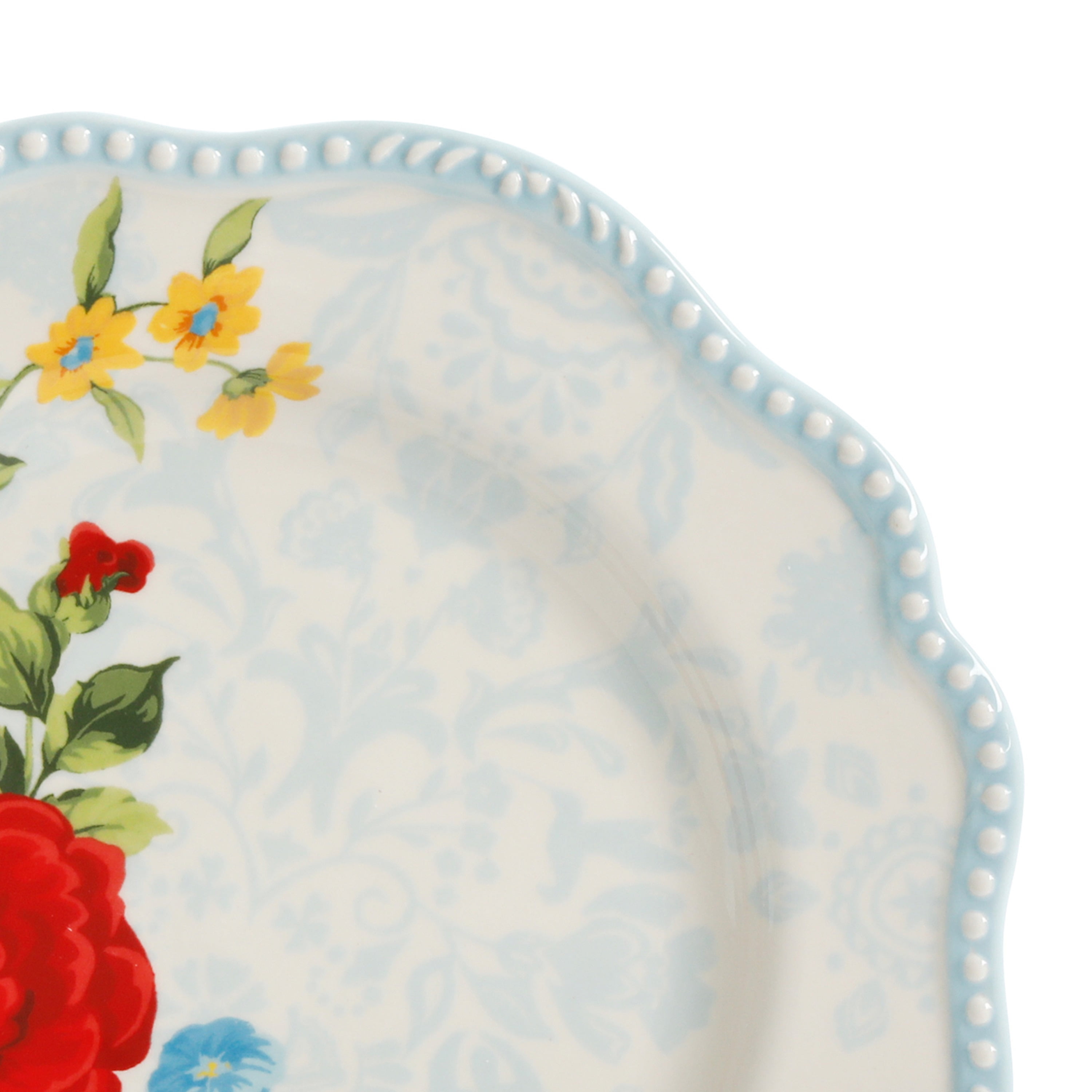 The Pioneer Woman Sweet Rose Ceramic 8.75" Salad Plate