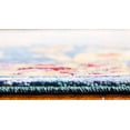 thumbnail image 4 of Unique Loom Austin Collection Area Rug - Harmony (8' Round Blue/Gold), 4 of 7