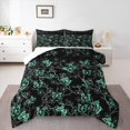 thumbnail image 2 of Manfei Dreamy Butterfly Child Bedding Comforter Set, Green Cherry Blossoms Twin Comforter Sets, Romantic Animal Bedding Set, Microfiber Bedroom Decor, 2 Pieces, 2 of 8