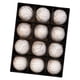 thumbnail image 3 of 12 piezas de adornos navideños de bolas de 8 cm multiusos rústicos para decorar resistentes Oro blanco, 3 of 9