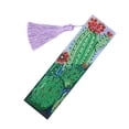 thumbnail image 1 of Naiovety Marcapáginas con pintura de diamantes 5D DIY, decoración de borlas de cuero, marca de libro para el Día de San Valentín, graduación, Artesanía Suculento Naiovety HA003279-01, 1 of 1