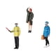 thumbnail image 4 of 3 piezas 1:32 Figuras de personas Escultura de personas pequeñas Juego de simulación Juguetes Diorama pintado Estilo B, 4 of 8