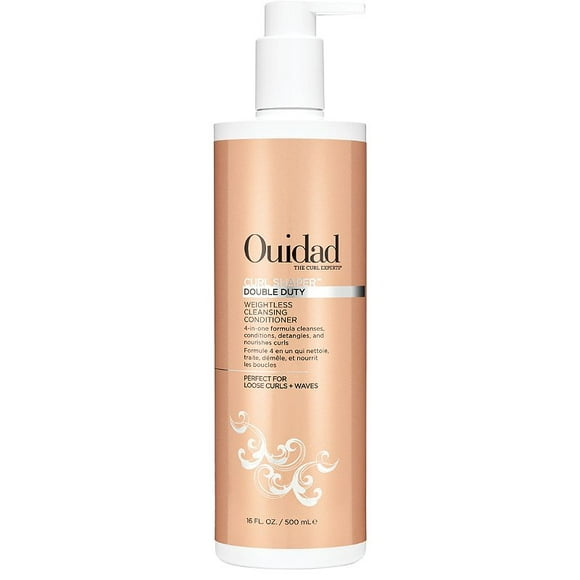 OUIDAD Curl Shaper - Double Duty Weightless Cleansing Conditioner, 16 oz.