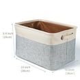 thumbnail image 6 of Grandest Birch Clothes Basket Folding Handle Design Fabric Large Capacity Laundry Bag Household Supplies Handle Design Folding Dus, 6 of 8