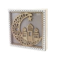 thumbnail image 2 of Lasser Bairam Corban Festival Colgante Decoración de la pared Decoraciones de mesa Luces LED Luces Crescent Moon Star Castillos Hueco Diseño Diseño Sweethay HA012624-00, 2 of 7