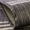 thumbnail image 6 of Rugs.com Jill Zarin Outdoor Collection Rug – 7' x 10' Charcoal Flatweave Rug Perfect For Bedrooms, Dining Rooms, Living Rooms, 6 of 9