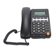 thumbnail image 1 of Teléfono Con Cable, Botón Ovalado Grande, Resistente Al Deslizamiento, Ajuste De Tono, Teléfono Fijo Para Oficina Para Personas Mayores Para El Hogar, 1 of 7
