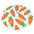 thumbnail image 3 of Kll 36" Christmas Tree Skirt Cartoon Carrot Xmas Tree Skirts Mat For New Year Xmas Holiday Party Indoor Outdoor Home Decoration, 3 of 9