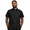 Black, variant on Men's Short Sleeve Seneca Chef Coat, White, Size M