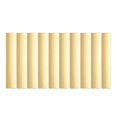 thumbnail image 1 of Etiqueta engomada de la pared de espejo de oro Decoración transparente Superficie suave Efecto reflectante Alta viscosidad Autoadhesivo para baño 10 piezas Jumpingount HA028369-00, 1 of 7