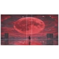 thumbnail image 2 of WOBOGO Red Moon File Folders Extra Large Capacity to Hold 200 Sheets of Documents Hard Shell Ring Binder for School Home Office, 2 of 10