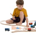 thumbnail image 4 of RUNROTOO 2Pcs Wooden Train Bridges For Interactive Design With Wood And Plastic Features, 4 of 6