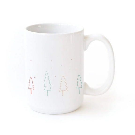 Mini Christmas Trees Coffee Mug