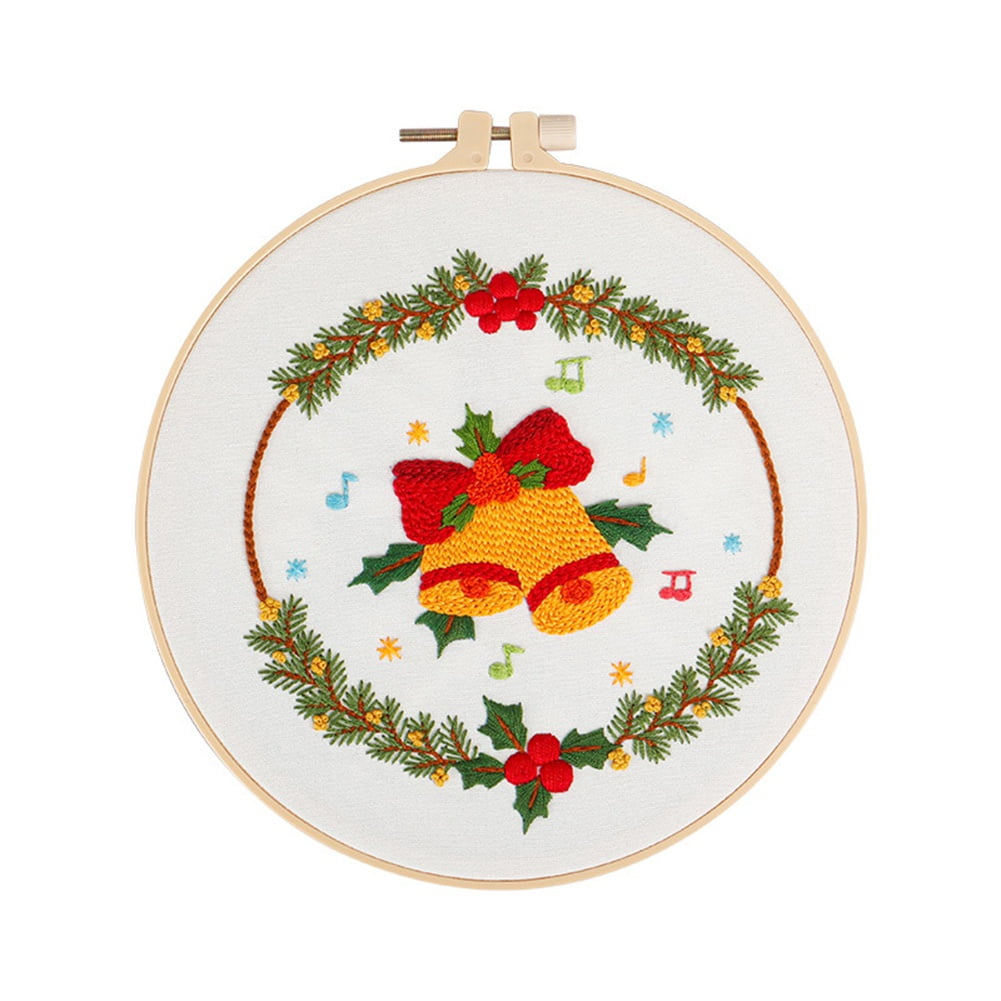 Christmas Embroidery Kit for Beginners Cross Stich Kit,Stamped