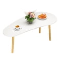 thumbnail image 5 of Small Coffee Table, Mid Century Wood Tea Table, Living Room Center Minimalist Display Coffee Table with Fruit Shape, 5 of 9