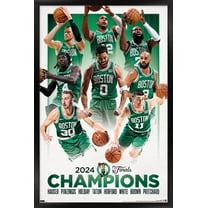 NBA Boston Celtics - 2024 NBA Finals Champions Wall Poster, 22.375" x 34" Framed